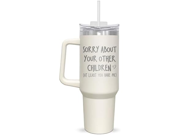 AXIARA Gifts for Mom Tumbler with Straw