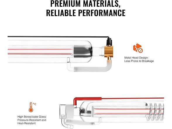 VEVOR 60W CO2 Laser Tube