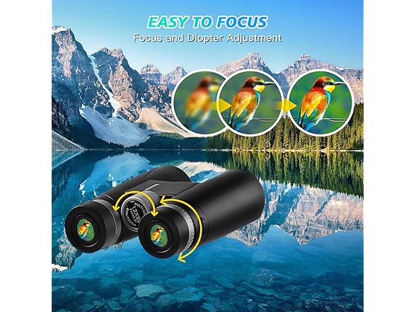 OEXLUFORD 12x50 HD Binoculars