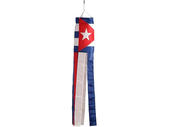 2pk Cuba Cubans WindSock Flag 40"
