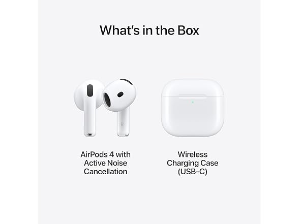 (NEW) Apple AirPods 4 Wireless Earbuds with ANC