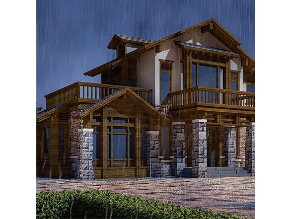 YJNSFT 8 ft Copper Plated Rain Catcher