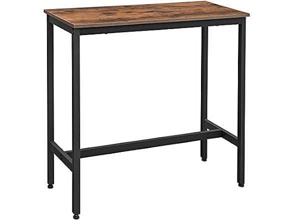 VASAGLE Bar Table, Kitchen Dining Table, High Top