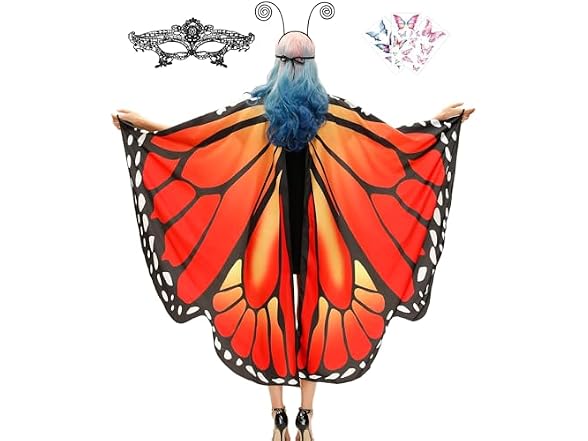 TONAK Butterfly Cape Costume