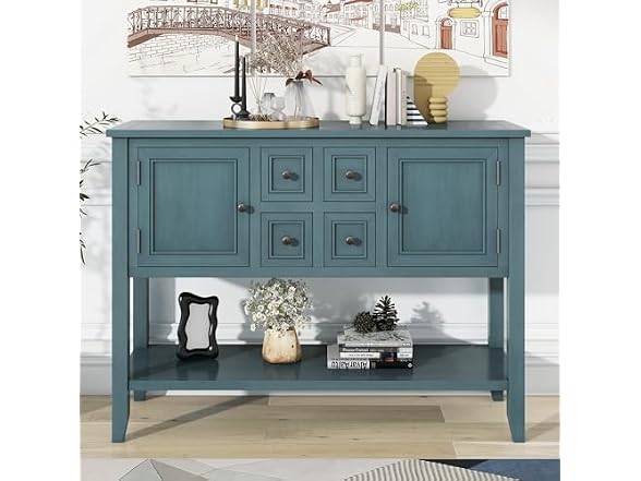 Nilight Buffet Sideboard, 4 Drawers