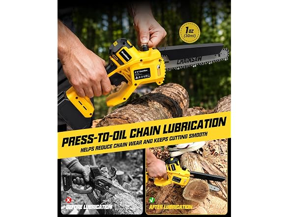 Yaxtron Electric Mini Chainsaw