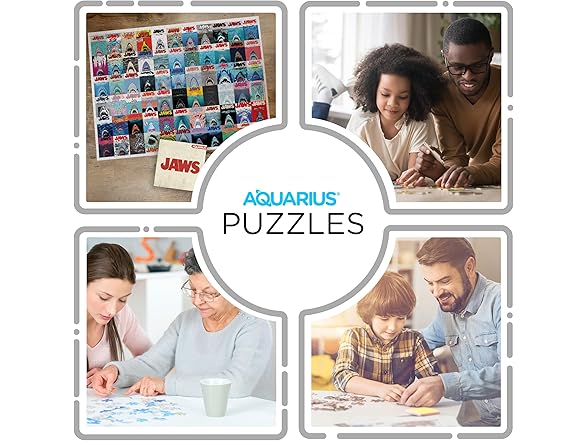Aquarius Jaws 500 Piece Jigsaw Puzzle