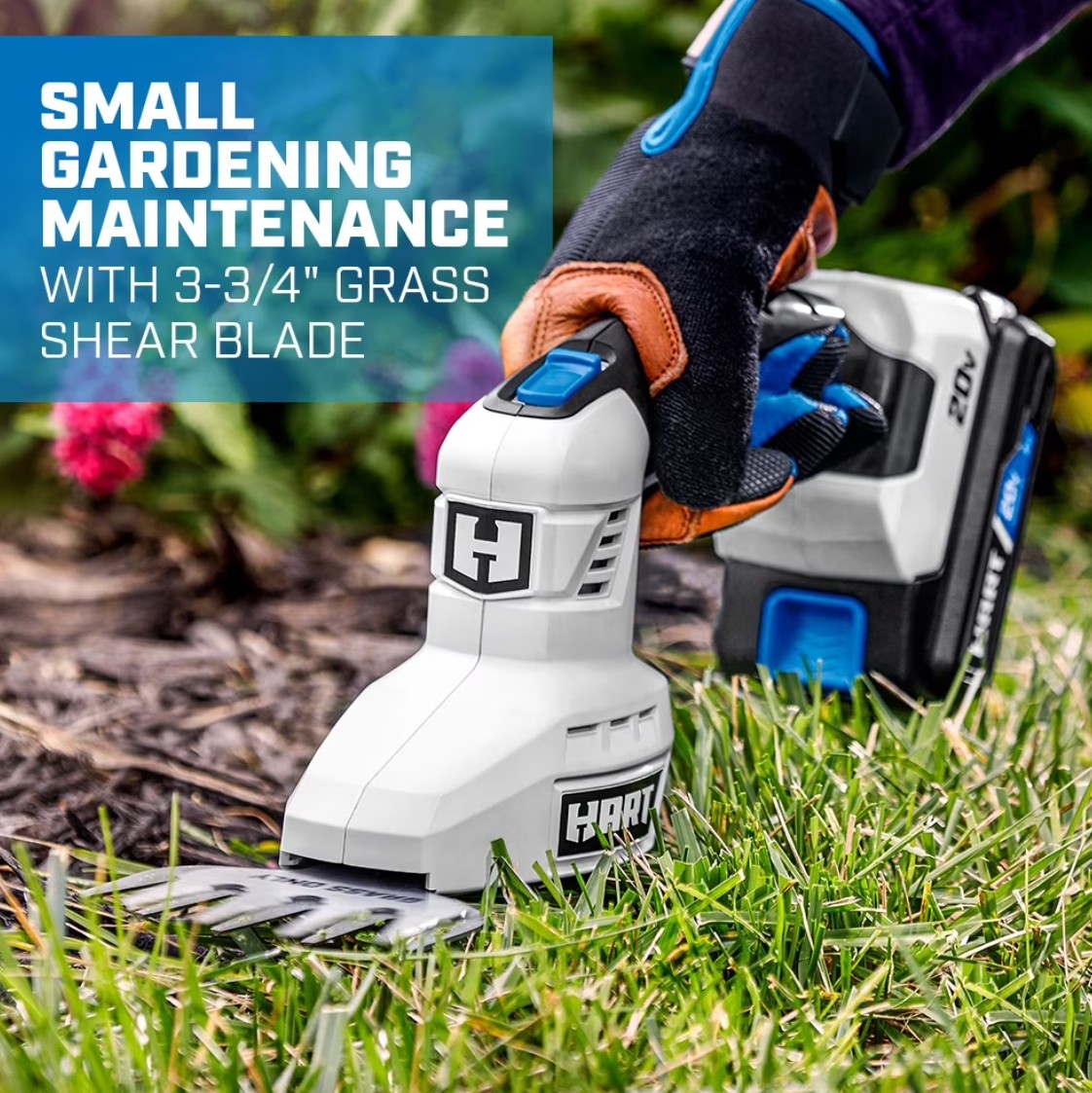 HART 20 Volt Shear/Shrubber Kit, (1) 2.0Ah Lithium-Ion Battery - Gallery 13