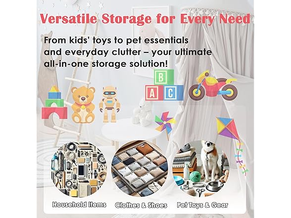 Pink Toy Storage Organizer and Play