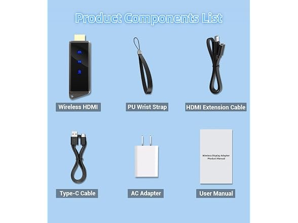 BRAIDOL Wireless HDMI Display Dongle