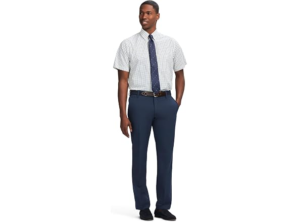 Izod Men (14"-14.5" Neck) Dress Short Sleeve Shirt