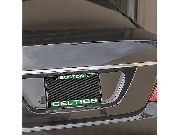 BOSTON CELTICS Laser Chrome License Plate Frame