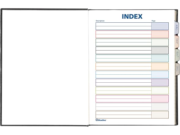 Blueline Blueline A9 Notebooks, Blue