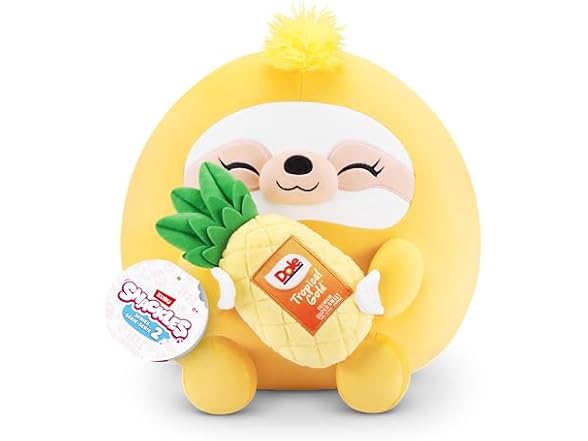 Snackles Snackles Series 2 Sloth & Dole 8 Inch Plush by