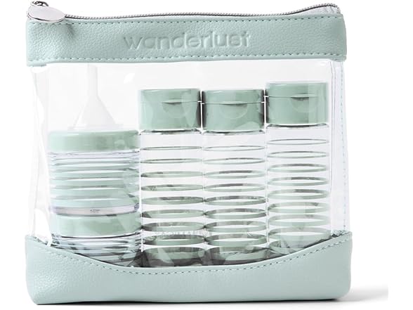 MIAMICA Bottle Set - Sage Green, 9 Piece