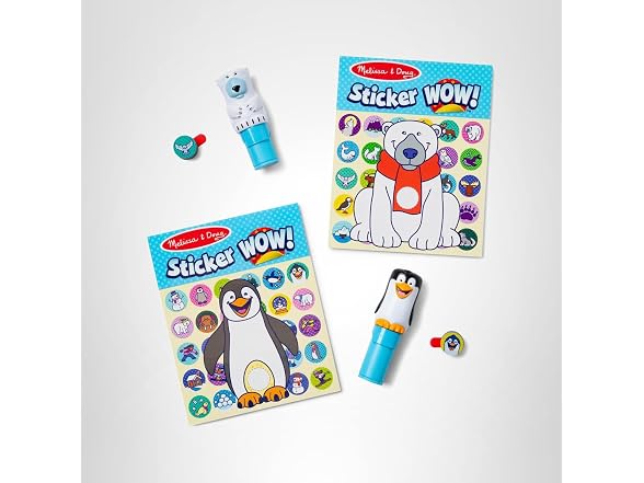 Melissa & Doug Sticker Wow!® Winter (Polar Bear and Penguin)