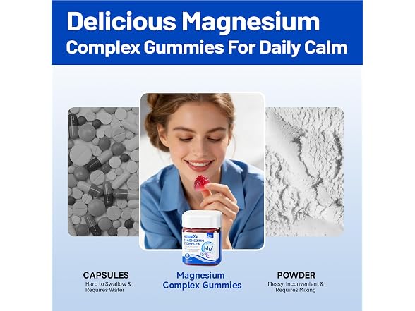 JME 16-in-1 Magnesium Gummies, 90 Count
