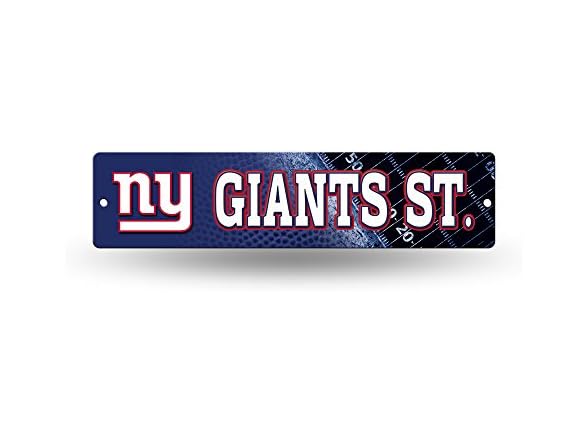New York Giants Street Sign Decor