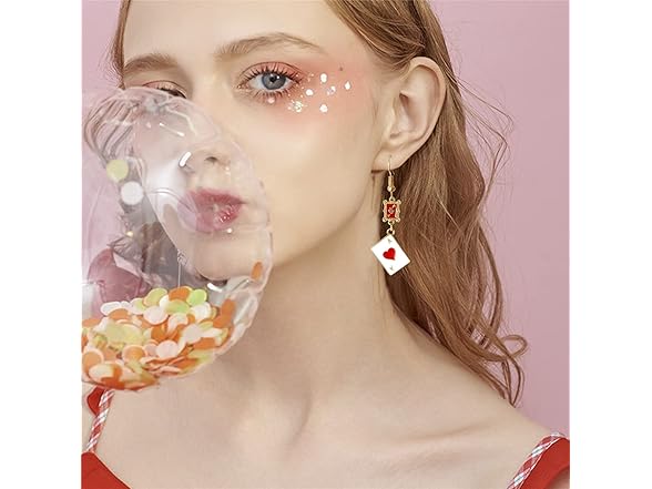 Unique Funny 18K Gold Plated Earrings