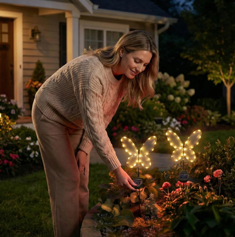 Touch Of ECO Solar Powered LED Garden Stake- Butterfly - Gallery 17