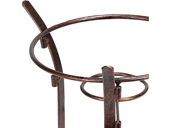 Sunnydaze Bronze Steel Gazing Ball Stand, 9"