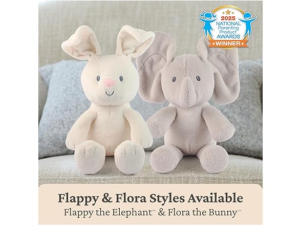 GUND Baby Peek-a-Boo Flora Bunny Plush