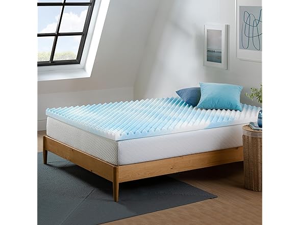 ZINUS 2" Swirl Gel Cooling Memory Foam Full Mattress