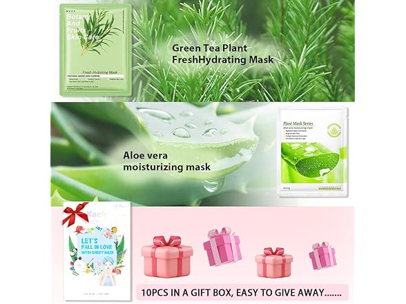 2-Pack 10ct Variety Face Mask Sets