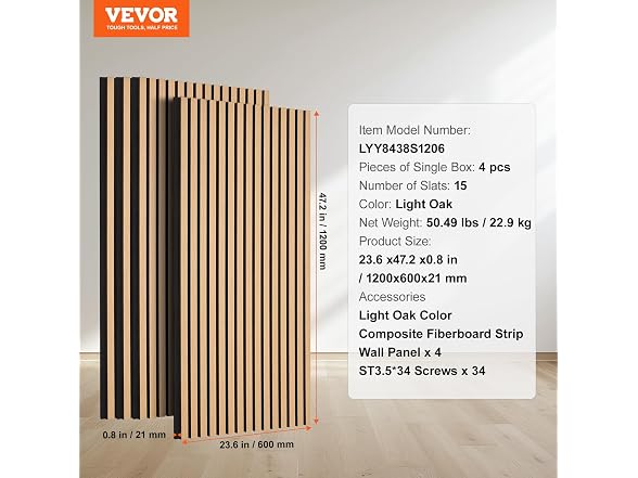 Wood Slat Acoustic Panels
