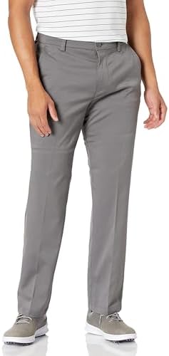 Amazon Essentials Men's Classic-Fit Stretch Golf Pant (Available in Big & Tall), Grey, 40W x 34L