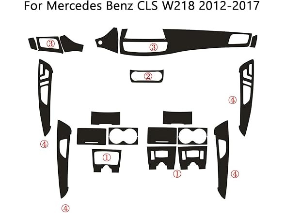 UYITO Carbon Fiber for Mercedes Benz