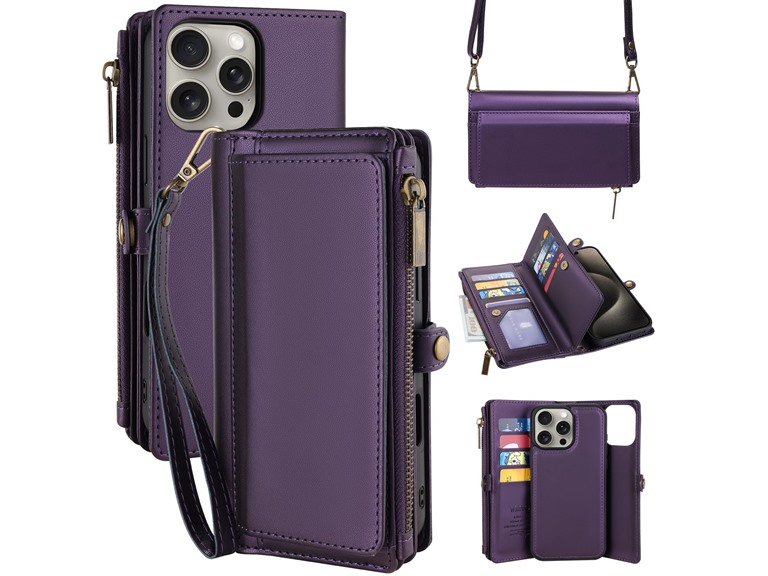 MInCYB for iPhone 16 Plus Wallet Case 