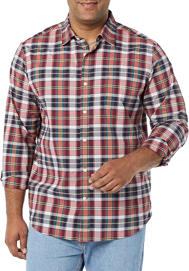 AE Mens LS RegularFit Stretch Poplin - Gallery 16