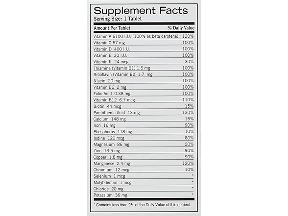 Geritol Multi-Vitamin 100ct Bottle