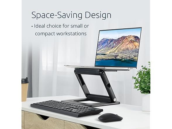 Kensington SmartFit EQ Adjustable Laptop Stand for Desk
