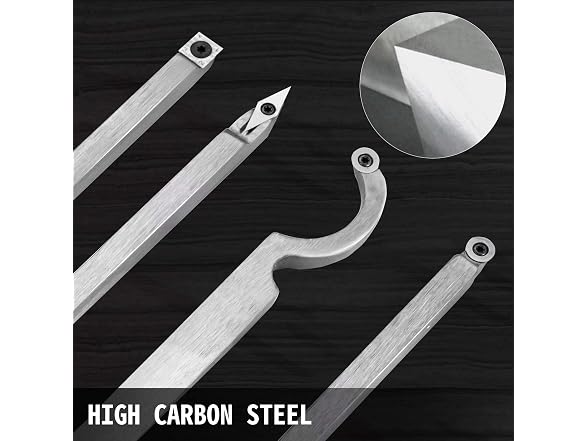 Wood Turning Tools for Lathe 4 PCS Set, Carbide
