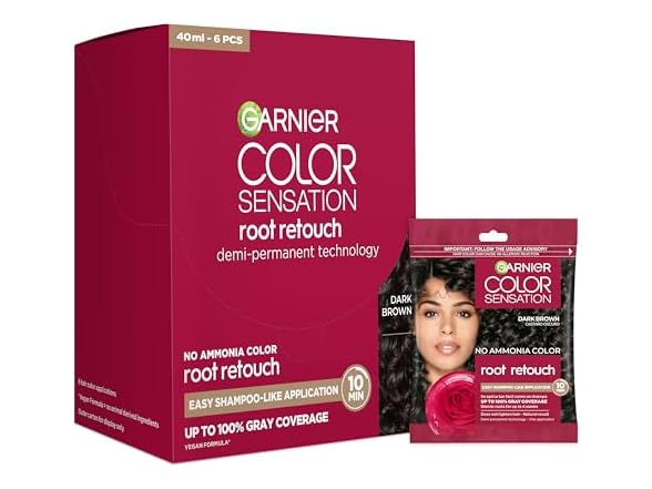 Dark Brown Hair Dye 4.0 (Pack of 6)