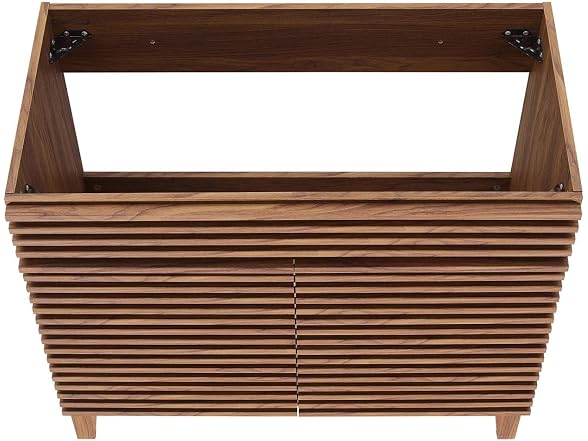 36 in. Render Bathroom Vanity Cabinet, Walnut