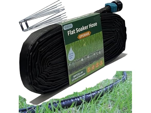Secbulk 2025 Flat Soaker Hose - Various Sizes