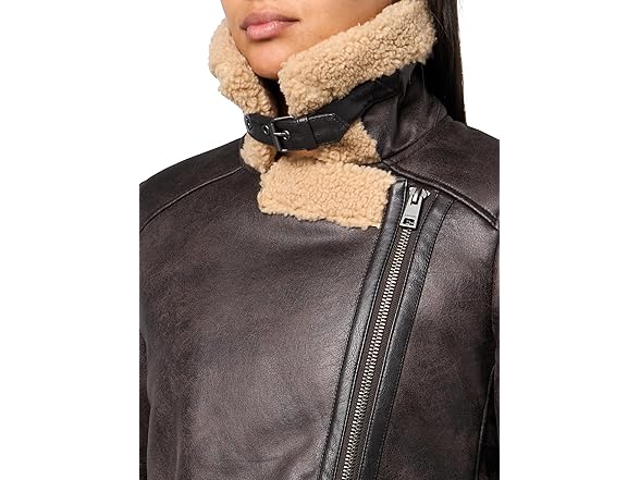 Levis Womens Faux Shearling Moto (XL)