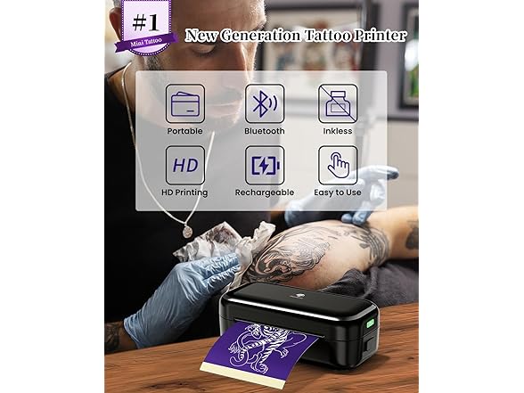 Phomemo Tattoo stencil printer