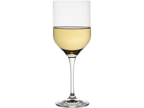 Upton White Wine Chardonnay Glasses, Set of 4, 17.5 Ounce