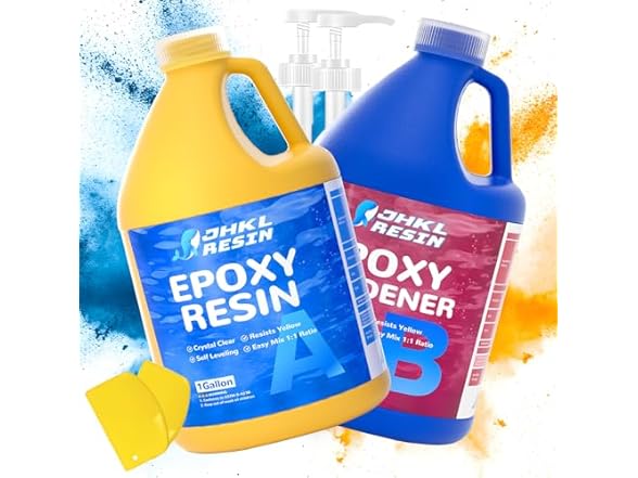 JHKL RESIN 2 Gallon Crystal