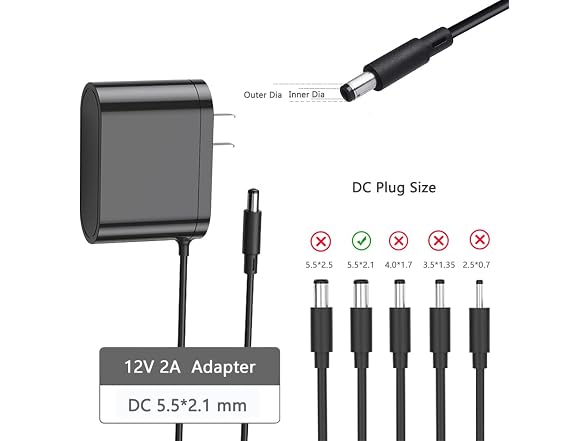 GXILEE 12V Power Supply with Dimmer