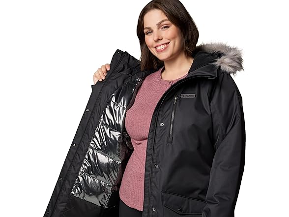 Columbia Womens Suttle Jacket Black (2X)