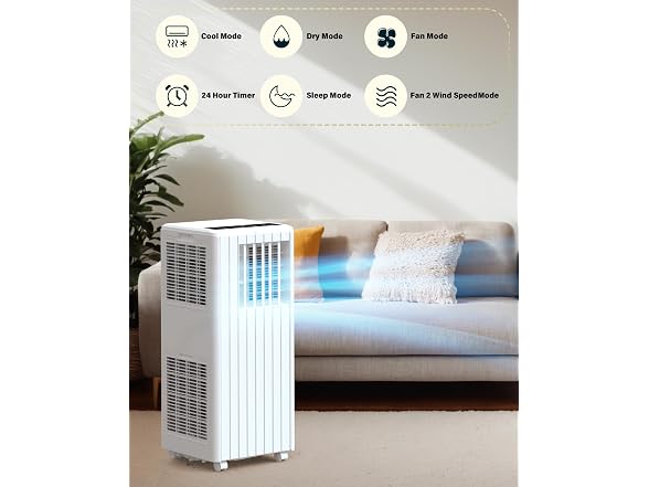 GAOMON 8,000 BTU Portable Air Conditioners 4-In