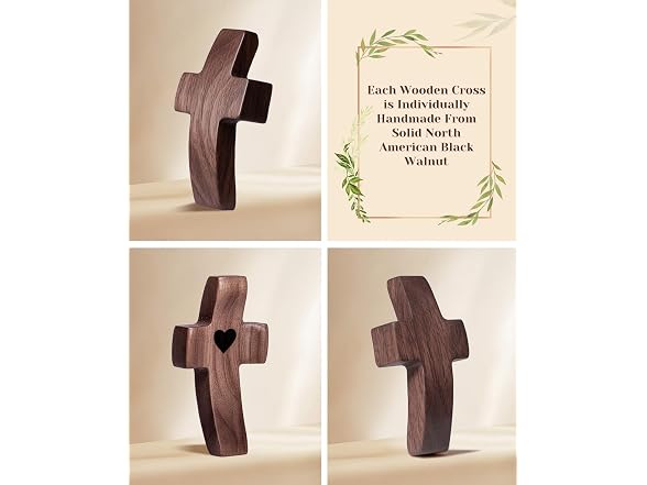 JIUKONG 20-Pack Wooden Cross
