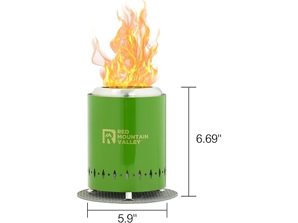 Red Mountain Valley Tabletop Fire Pit