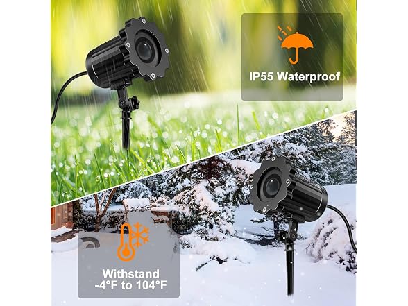 Nagudenfo Waterproof Skull Projector