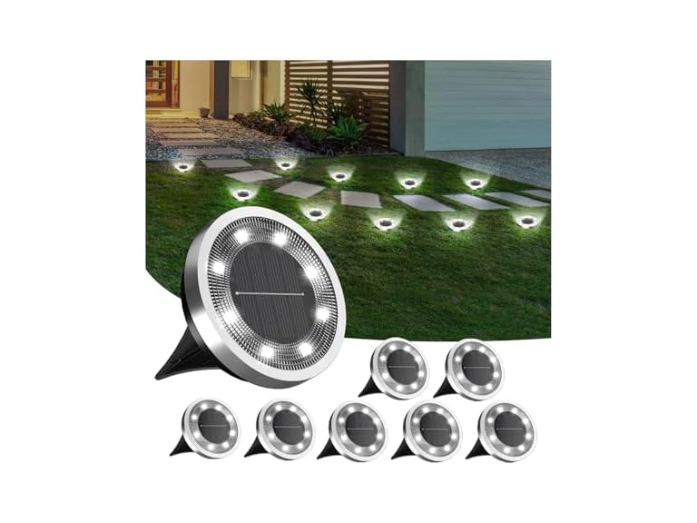 INCX W2089 Solar Ground Lights 1